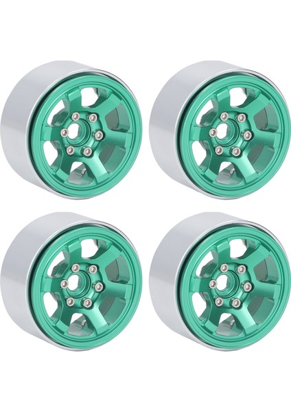 4 Adet Rc Tekerlek Hub Seti Alüminyum Alaşımlı Cnc Rc Tekerlek Jant Hub 1.9 In Lastik Sırtı Yeşil (Yurt Dışından) fiyatları
