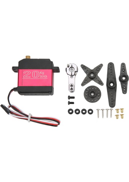 Motor Servo 270 Derece 20KG Su Geçirmez Yüksek Burulma Has Dijital Servo DS3218MG Için 1/10 1/8 Rc Araba Kamyon Tekne (Yurt Dışından)