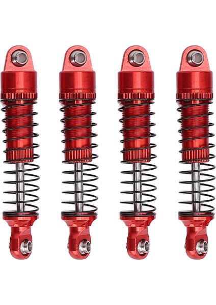 4 Adet Rc Amortisör Damperi 50MM Yükseltme Parçaları Yüksek Mukavemetli T6061 Alüminyum Alaşım Rc Yedek Amortisör Kırmızı (Yurt Dışından) fiyatları