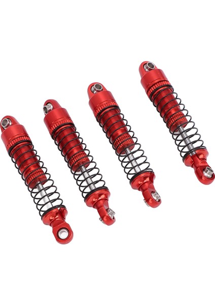 4 Adet Rc Amortisör Damperi 50MM Yükseltme Parçaları Yüksek Mukavemetli T6061 Alüminyum Alaşım Rc Yedek Amortisör Kırmızı (Yurt Dışından) indirimleri