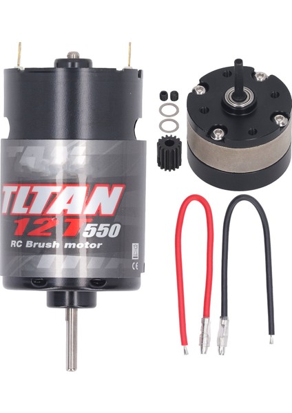 Rc Fırçalı Motor 1/3 Azaltma Şanzıman 550 Evrensel Fırçalı Motor Elektrikli Araba Kamyon Tekne Için 12T (Yurt Dışından)