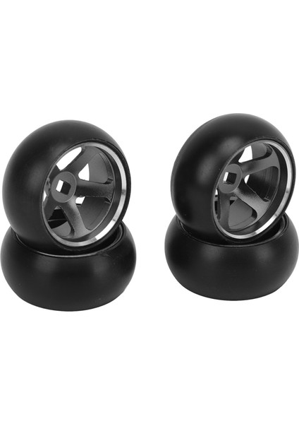 4 Adet Rc Drift Lastikleri Alüminyum Alaşımlı Rc Lastikler ve Tekerlekler Seti Wltoys K989 K969 P939 28413 1/28 Rc Arabalar Siyah (Yurt Dışından)