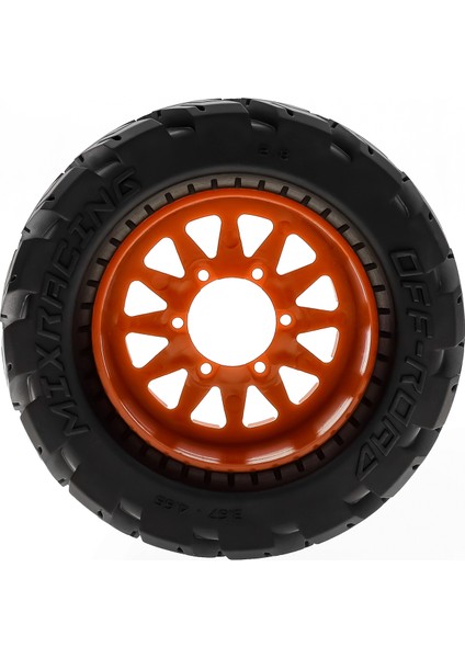 Uzaktan Kumanda Paletli Lastik Araba Turuncu Lastikler 120*72 * 69MM Için 4 Adet Yedek Kyosho Hpı Trax Canavar Mk2 Tamiya Eksenel 1/10 Uzaktan Kumanda Araba Tekerlekleri (Yurt Dışından) modelleri