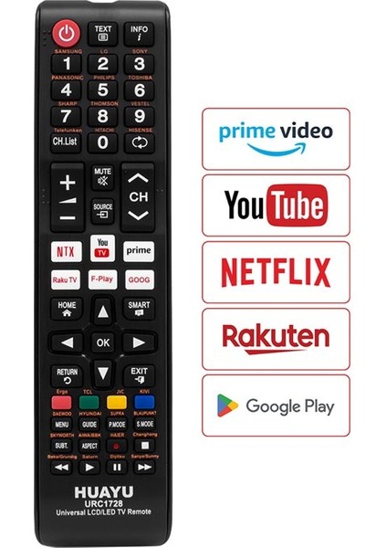 URC1728 Lcd-Led Tv Kumanda 25 Marka 17845