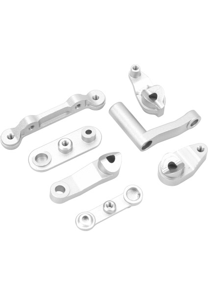 Rc Direksiyon Tertibatı Alüminyum Alaşımlı Yükseltme Parçası Rc Direksiyon Kolu Seti Losı Baja Rey Rock Rey 1/10 Rc Arabalar Için Gümüş (Yurt Dışından) indirimleri