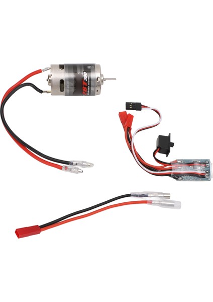 Rc Fırçalı Motor Esc Seti 28T 390 Fırçalı Motor ile 30A Fırçalanmış Esc Jst Dişi 4.0 mm Dişi Adaptör Kablosu Için 1/16 1/18 Rc Araba Tekne (Yurt Dışından) fiyatları