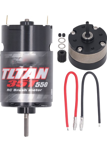 Rc Fırçalı Motor 1/3 Azaltma Şanzıman 550 Evrensel Fırçalı Motor Elektrikli Araba Kamyon Tekne Için 35T (Yurt Dışından)
