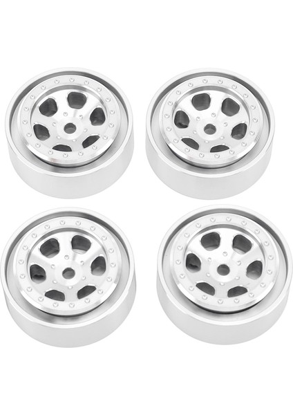 4 Adet 1.3 Inç Jantlar Jant Alüminyum Alaşım 6 Delik Jant Hub Traxxas TRX4M 1/18 Rc Paletli Gümüş (Yurt Dışından) fırsatları