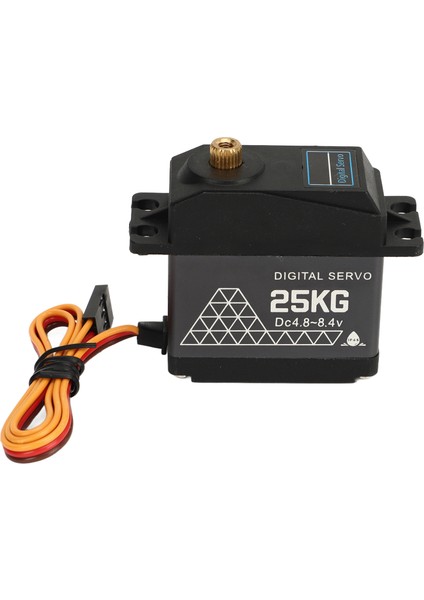 Rc Dijital Servo 25KG Dc 4.8‑8.4 V Çift Bilyalı Rulman Su Geçirmez Dijital Direksiyon Servo 1/10 1/12 Rc Araba Rc Robot (Yurt Dışından) fırsatları