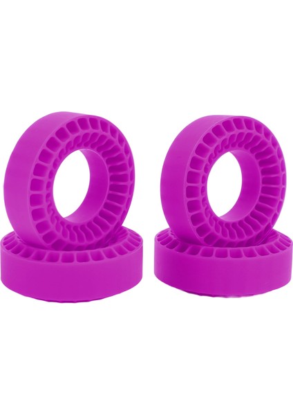 4 Adet Rc Ekler Için Fit 1.0 Inç Lastikler Silikon Rc Tekerlekek Için 1/10 Rc Paletli Araba Aksesuarları Mor (Yurt Dışından) fiyatları
