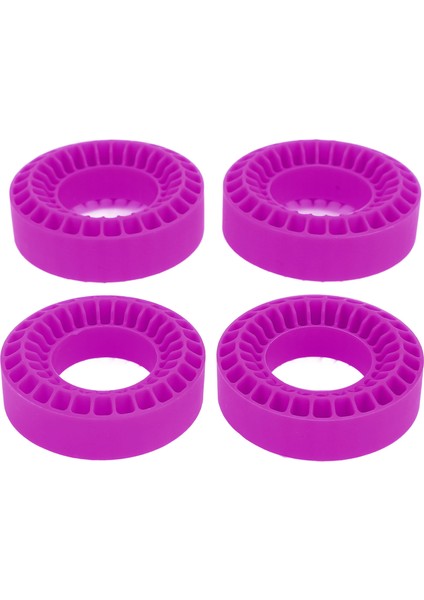 4 Adet Rc Ekler Için Fit 1.0 Inç Lastikler Silikon Rc Tekerlekek Için 1/10 Rc Paletli Araba Aksesuarları Mor (Yurt Dışından) fırsatları