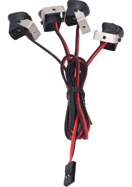 Rc Araba LED Işık 16LED 4 Lamba Farlar Yüksek Parlaklık Ön Spot 1/10 Rc Paletli Eksenel SCX10 90046 Redcat Gen8 Mavi Işık (Yurt Dışından) fırsatları