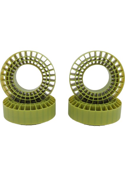 4 Adet Silikonek Için Tekerlek 1.9 Inç Lastikler 1/10 Paletli Araba Süper Yanak Desteği Silikon Lastiklerek Için SCX10 Yeşil 108X42MM (Yurt Dışından) fiyatları