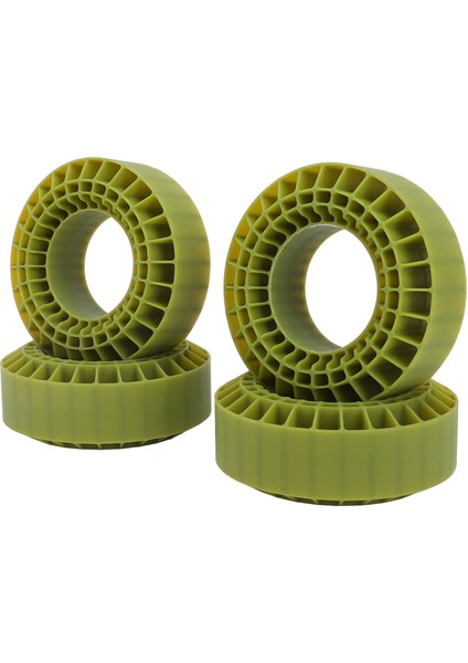 4 Adet Silikonek Için Tekerlek 1.9 Inç Lastikler 1/10 Paletli Araba Süper Yanak Desteği Silikon Lastiklerek Için SCX10 Yeşil 108X42MM (Yurt Dışından) fırsatları