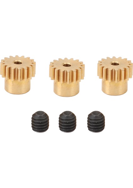 Rc Motor Dişli 16T M0. 6 Bakır Rc Pinyon Dişli Motor Için 1/12 1/16 Rc Arabalar Için 370 380 390 Motorlar 3 Adet (Yurt Dışından)