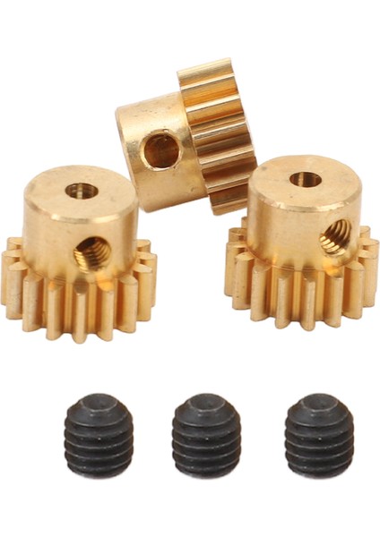 Rc Motor Dişli 16T M0. 6 Bakır Rc Pinyon Dişli Motor Için 1/12 1/16 Rc Arabalar Için 370 380 390 Motorlar 3 Adet (Yurt Dışından) fiyatları