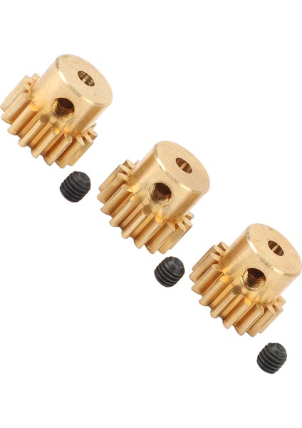 Rc Motor Dişli 16T M0. 6 Bakır Rc Pinyon Dişli Motor Için 1/12 1/16 Rc Arabalar Için 370 380 390 Motorlar 3 Adet (Yurt Dışından) modelleri