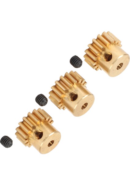 Rc Motor Dişli 16T M0. 6 Bakır Rc Pinyon Dişli Motor Için 1/12 1/16 Rc Arabalar Için 370 380 390 Motorlar 3 Adet (Yurt Dışından) fırsatları