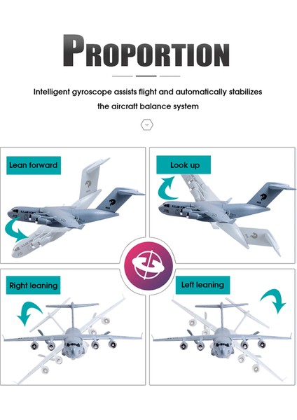 Uzaktan Kumanda Uçak, Taşıma 390MM Kanat Açıklığı 2.4 Ghz 2ch 6-Axis Gyro Epp Uzaktan Kumanda Planör Rtf Acemi Için - 3 Piller (Yurt Dışından)