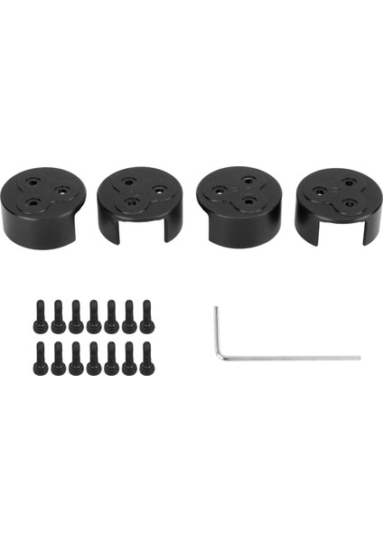 Drone Motoru Motor Kapağı Kapağı Alüminyum Alaşımlı Toz Geçirmez Koruyucu Kapak Djı Avata Siyah (Yurt Dışından)