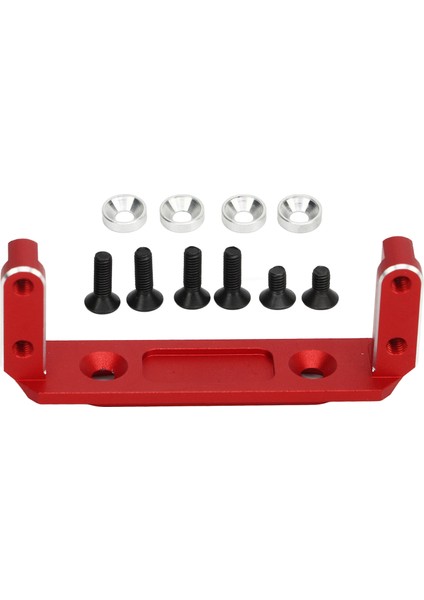 Rc Araba Servo Dağı Alüminyum Alaşımlı Servo Dağı Capra UTB10 1/10 Rc Paletli Yükseltme Aksesuarları Kırmızı (Yurt Dışından)