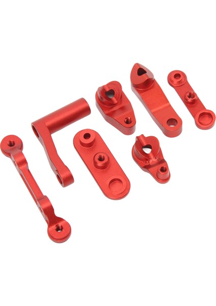 Rc Direksiyon Tertibatı Alüminyum Alaşımlı Yükseltme Parçası Rc Direksiyon Kolu Seti Losı Baja Rey Rock Rey 1/10 Rc Arabalar Kırmızı (Yurt Dışından) fırsatları