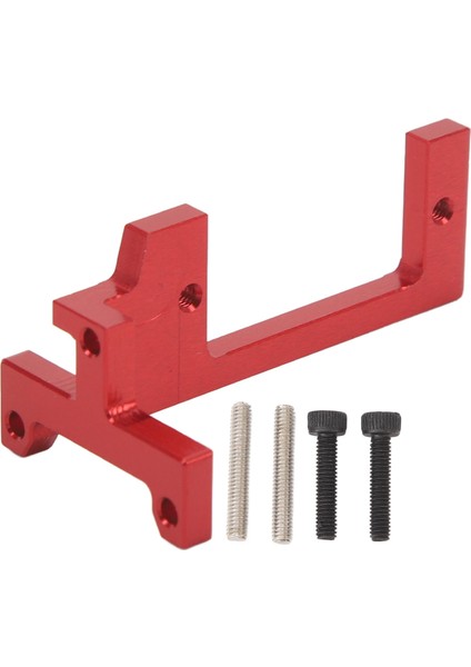Rc Servo Montaj Braketi Alüminyum Alaşımlı Şık Rc Şanzıman Servo Sabitleme Kaidesi Için Fit Tamiya 1/14 Traktör Kamyon Kırmızı (Yurt Dışından)