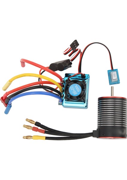 Rc Fırçasız Motor Esc Seti Profesyonel Su Geçirmez Yüksek Burulma 3650 Fırçasız Motor 120A Esc Combo Set Rc Araba Için 5200KV (Yurt Dışından) fırsatları