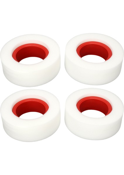 4 Adet Rc Lastik Köpük 2.2 Inç Çift Aşamalı Yumuşak Sünger Rc Araba Paletli Lastik Köpük 1/10 1/8 Rc Paletli Kırmızı (Yurt Dışından)