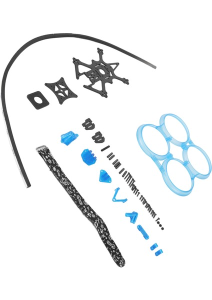 2.5 Inç Ters Raf Çerçevesi 112MM Dingil Mesafesi Drone Aksesuarları Abs Çarpışma Önleme Koruma Halkası Canavar Mavi (Yurt Dışından) modelleri
