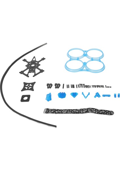 2.5 Inç Ters Raf Çerçevesi 112MM Dingil Mesafesi Drone Aksesuarları Abs Çarpışma Önleme Koruma Halkası Canavar Mavi (Yurt Dışından) indirimleri