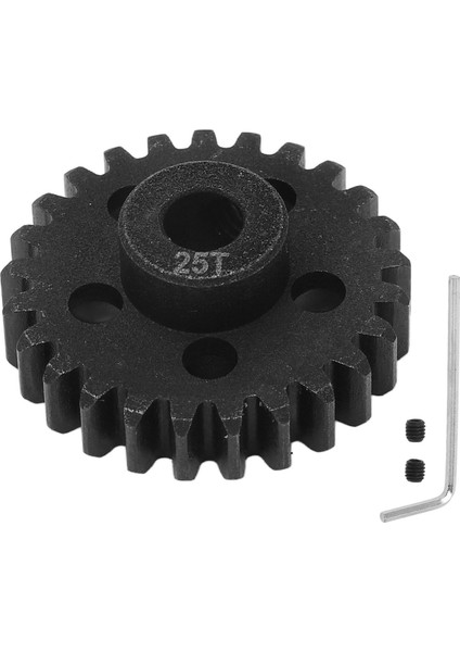 Rc Motor Dişli Çelik 25T Pas Koruma Aşınmaya Dalı 5mm Diyafram Rc Araba Motoru Pinyon Dişli Arrma 1/7 1/8 Rc Arabalar (Yurt Dışından)