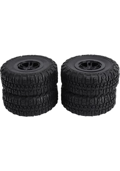 Adet Rc Kısa Mesafe Kamyon Lastiği Profesyonel Yüksek Simülasyon Rc Lastikleri Traxxas Slash 1/10 Rc Araba Siyah Için Yedek (Yurt Dışından) fiyatları