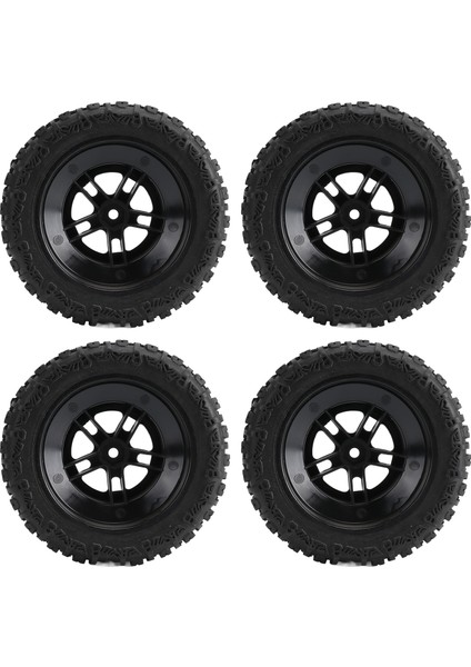 Adet Rc Kısa Mesafe Kamyon Lastiği Profesyonel Yüksek Simülasyon Rc Lastikleri Traxxas Slash 1/10 Rc Araba Siyah Için Yedek (Yurt Dışından) fırsatları