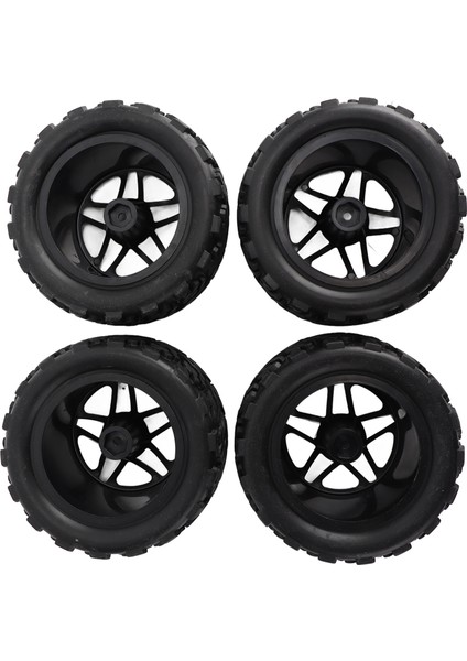 4 Adet 1/10 Ölçekli Kısa Mesafe Kamyon Lastikleri Rc Tekerlekleri Traxxas Slash 1/10 Uzaktan Kumandalı Araba Için Lastikler (Yurt Dışından) modelleri