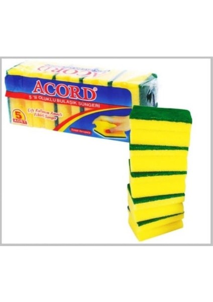 5'li Bulaşık Süngeri