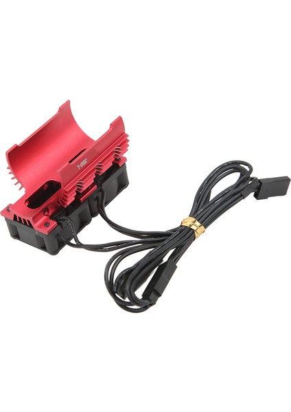 Fırçasız Motor Soğutma Fanı 8.4V 32000RPM Güçlü Isı Dağılımı Fırçasız Motor Çift Soğutma Fanı Kırmızı (Yurt Dışından)