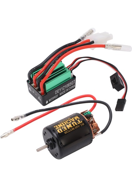 Yeşil 65A Esc Aşırı Isınma Korumalı Siyah 540 Fırçalı Motor Büyük Burulma Rc Araba Parçaları 45T (Yurt Dışından) fiyatları