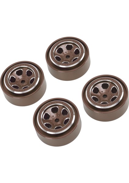 4 Adet 1.3 Inç Jantlar Jant Alüminyum Alaşım 6 Delik Jant Hub Traxxas TRX4M 1/18 Rc Paletli Bronz (Yurt Dışından) fiyatları