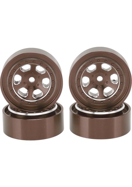 4 Adet 1.3 Inç Jantlar Jant Alüminyum Alaşım 6 Delik Jant Hub Traxxas TRX4M 1/18 Rc Paletli Bronz (Yurt Dışından) indirimleri