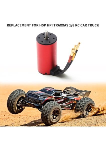 S3670 2150KV Fırçasız Motor Sensörsüz Su Geçirmez Motor Değiştirme Için Hsp Hpı Traxxas 1/8 Rc Araba Kamyon (Yurt Dışından) fiyatları