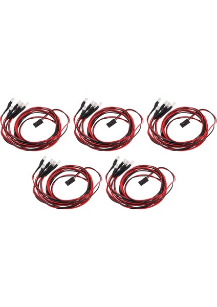 5 Adet Rc Araba LED Işık Kiti 24.8 In 6led Parça Başına Dalı Silikon Kolay Kullanım 6leds Rc Araba Işık Rc Araba Gövde Uçak (Yurt Dışından) fırsatları