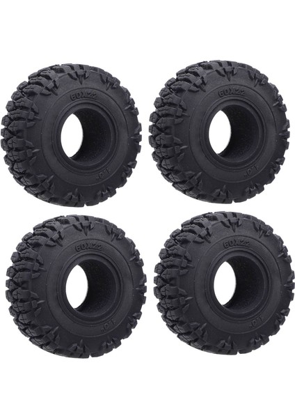 4 Adet Rc Tekerlek Lastik Hub ile Plastik Gelişmiş Taşıma Yüksek Simülasyon Rc Paletli Lastik Eksenel SCX24 1/24 (Yurt Dışından) modelleri