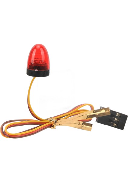 Rc Araba Alarm Işığı 5 Işık Modu Yüksek Simülasyon Yuvarlak Kompakt 10X15MM LED Uyarı Işığı 1/10 Rc Araba Kırmızı (Yurt Dışından) modelleri