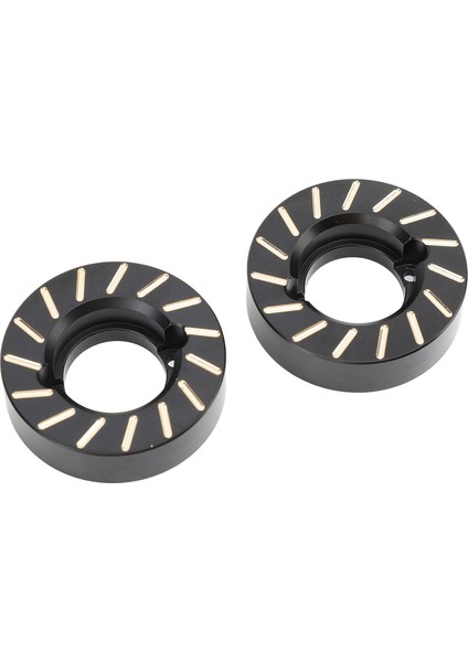 2 Adet Ağır Pirinç Tekerlek Knuckle Karşı Ağırlıklar Için Fit SCX10 Iı 90046 Rc Paletli Araba Yükseltme Parçaları Siyah (Yurt Dışından)