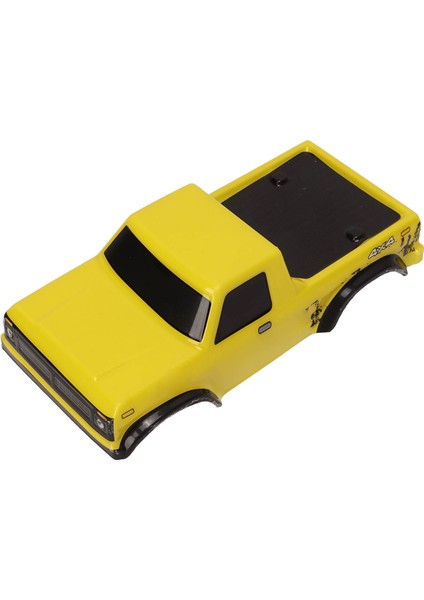 Rc Araba Gövde Kabukları Tekerlek Tabanı 125MM Şok Direnci Rc Aksesuarları Eksenel SCX24 1:24 Paletli Araç Sarı (Yurt Dışından)