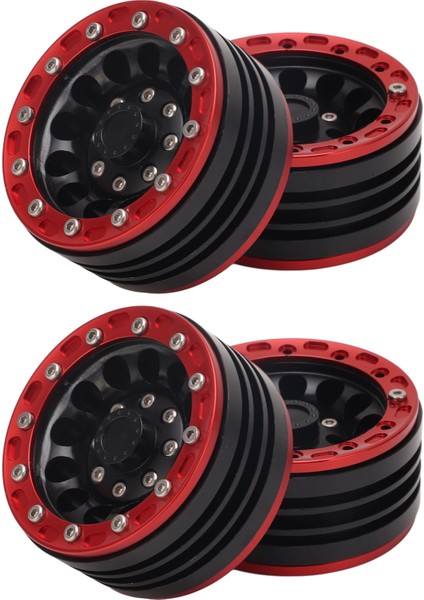 4 Adet 1.9 In Rc Jantlar Alaşım Cnc Işleme 1/10 Rc Beadlock Tekerlek Göbeği Parça Eksenel SCX10 90046 Axı 03007 Mst (Yurt Dışından) fiyatları