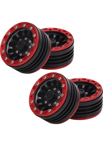 4 Adet 1.9 In Rc Jantlar Alaşım Cnc Işleme 1/10 Rc Beadlock Tekerlek Göbeği Parça Eksenel SCX10 90046 Axı 03007 Mst (Yurt Dışından) modelleri