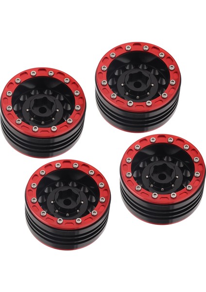 4 Adet 1.9 In Rc Jantlar Alaşım Cnc Işleme 1/10 Rc Beadlock Tekerlek Göbeği Parça Eksenel SCX10 90046 Axı 03007 Mst (Yurt Dışından) fırsatları
