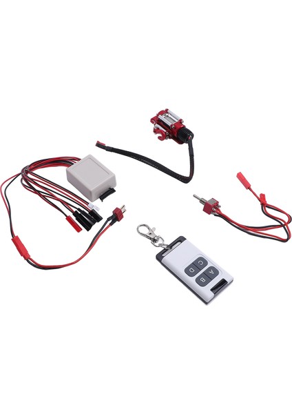 Rc Metal Vinç Uzaktan Kumanda ile 1/10 Ölçekli Model Araç Araç Kiti Evrensel Jst Fiş T Fiş Adaptörü Kablosu Kırmızı (Yurt Dışından) fiyatları